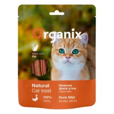 Organix / Лакомство Органикс для кошек Нежные палочки из филе утки 100% мясо