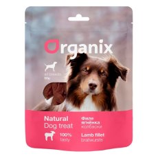 Organix / Лакомство Органикс для собак Колбаски из филе ягненка 100% мясо