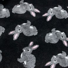 ProFleece / Коврик ПроФлис для животных Меховой многофункциональный Кролики Черный/серый/розовый