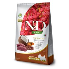 Farmina N&D Quinoa Line Skin & Coat Adult Mini Venison Grain free / Сухой Беззерновой корм Фармина для взрослых собак Мелких пород Здоровье Кожи и Шерсти Оленина с Киноа