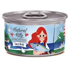 Pettric Natural Kitty Tuna in Broth / Беззерновые консервы Петрик для кошек Тунец в бульоне (цена за упаковку)