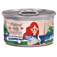 Pettric Natural Kitty Tuna with Chicken in Broth / Беззерновые консервы Петрик для кошек Тунец с Курицей в бульоне (цена за упаковку)
