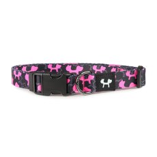 United Pets Complete me Identity / Ошейник Юнайтед Петс для собак черный с розовым