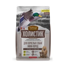 Деревенские лакомства Холистик Премьер / Сухой корм для взрослых собак Мини-пород Утка с рисом