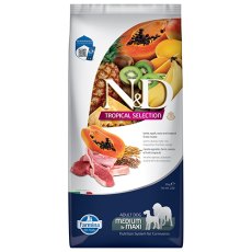 Farmina N&D Tropical Selection Adult Medium & Maxi Lamb / Сухой корм Фармина для взрослых собак Средних и Крупных пород с Ягненком