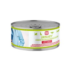 Solid Natura Vet Diet Urinary / Ветеринарный влажный корм (консервы) Солид Натура для кошек Профилактика МКБ и при заболеваниях Нижних отделов мочевыводящих путей (цена за упаковку)