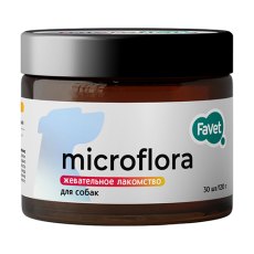 Favet SuperFlora Soft Chews / Лакомство Фавет для собак для Пищеварительной системы