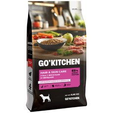 GO KITCHEN Hair+Skin Care Duck / Сухой корм Гоу Китчен для Щенков и собак всех возрастов свежая Утка Фрукты и Овощи