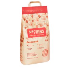 NAPKINS / Древесный Универсальный Наполнитель Напкинс для кошачьего туалета