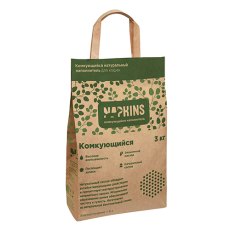 NAPKINS / Комкующийся Наполнитель Напкинс для кошачьего туалета