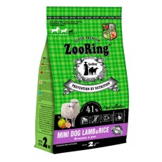 ZooRing Mini Dog Lamb&Rice / Сухой корм Зооринг для взрослых собак мини пород с чувствительным пищеварением Ягненок и Рис