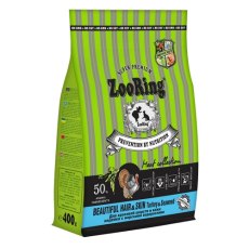 Zooring Beautiful Hair&Skin Turkey&Seaweed / Сухой корм Зооринг для красивой шерсти и кожи Индейка с морскими водорослями