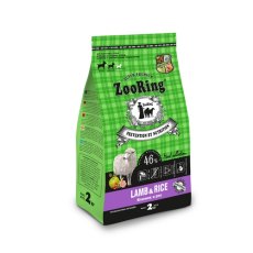 ZooRing Lamb&Rice / Сухой корм Зооринг для взрослых собак средних и крупных пород с чувствительным пищеварением Ягненок и Рис