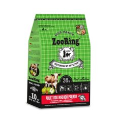 ZooRing Adult Dog / Сухой корм Зооринг Мясной рацион для взрослых собак средних и крупных пород Говядина рис с яблоками