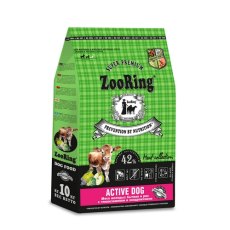 ZooRing Active Dog / Сухой корм Зооринг для молодых и взрослых активных собак средних и крупных пород Мясо молодых бычков и рис