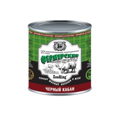 ZooRing / Консервы Зооринг фермерские для собак кусочки мяса в желе Черный кабан (цена за упаковку)
