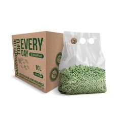 Everyday Tofu Box / Комкующийся наполнитель для кошачьего туалета с ароматом Зеленого чая