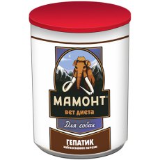 Мамонт VET Diet Hepatic / Ветеринарный влажный корм (Консервы) Гепатик для собак Заболевание печени (Цена за упаковку)