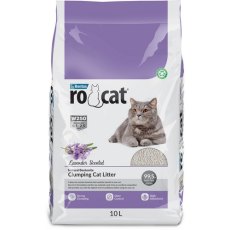 Ro Cat Lavender Scented / Комкующийся наполнитель Ро Кэт без пыли с ароматом Лаванды