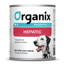 Organix Preventive Line Hepatic / Консервы Органикс для собак Поддержка здоровья печени (цена за упаковку)