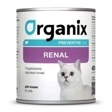 Organix Preventive Line Renal / Консервы Органикс для кошек Поддержка здоровья почек (цена за упаковку)