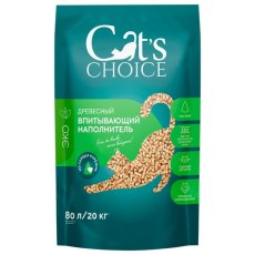 Cats Choice /  Наполнитель Кэт Чойс для кошачьего туалета Древесный