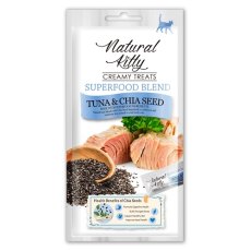 Pettric Natural Kitty / Лакомство Петрик для кошек Крем-суп для кошек Тунец с семенами чиа (цена за упаковку)