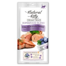 Pettric Natural Kitty / Лакомство Петрик для кошек Крем-суп для кошек Тунец лосось и черника (цена за упаковку)