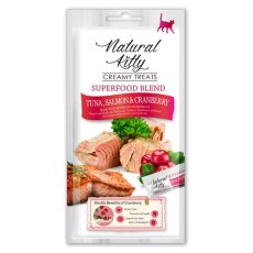 Pettric Natural Kitty / Лакомство Петрик для кошек Крем-суп для кошек Тунец лосось и клюква (цена за упаковку)