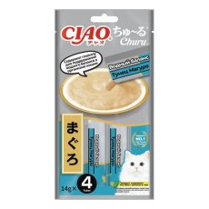 Inaba Ciao Churu / Лакомство-пюре Инаба для кошек Водный баланс Тунец Магуро