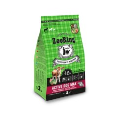 ZooRing Active Dog Max / Сухой корм Зооринг для молодых и взрослых активных собак крупных пород Мясо молодых бычков и рис