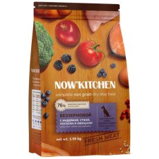 NOW KITCHEN Senior Fresh Grain-free Turkey Duck&Salmon / Сухой Беззерновой корм Нау Китчен для взрослых собак Крупных пород старше 7 лет Индейка Утка Лосось и овощи
