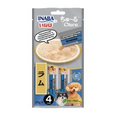 Inaba Ciao Churu / Лакомство-пюре Инаба для собак Гипоаллергенное лакомство Ягненок