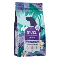 Florida Adult Medium & Large Turkey&Lamb& Blueberry / Сухой корм Флорида для взрослых собак Средних и Крупных пород с Индейкой, ягненком и черникой