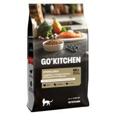 GO'KITCHEN Sterilized Turkey / Сухой корм Гоу Китчен для стерилизованных взрослых кошек Индейка с бурым рисом