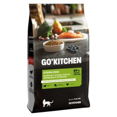 GO'KITCHEN Sterilized Lamb / Сухой корм Гоу Китчен для стерилизованных взрослых кошек Ягненок с бурым рисом