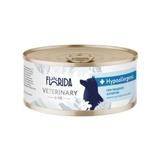 Florida Veterinary Line Hypoallergenic / Влажный диетический корм Флорида для взрослых собак при Пищевой аллергии (цена за упаковку)