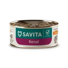 Savita Preventive Renal / Консервы Савита для кошек Профилактика болезней почек с Индейкой (цена за упаковку)