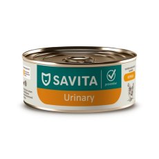 Savita Preventive Urinary / Консервы Савита для кошек Профилактика мочекаменной болезни с Птицей (цена за упаковку)