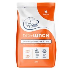 Dog Lunch / Сухой корм ДогЛанч для собак Средних и Крупных пород с Индейкой