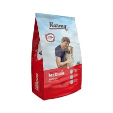 Karmy Junior Medium / Сухой корм Карми для Щенков Средних пород до 1 года Индейка