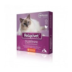 Relaxivet / Ошейник Успокоительный Релаксивет для кошек и собак Мелких пород при Стрессах Страхах и Возбуждении