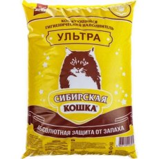 Сибирская Кошка / Наполнитель для кошачьего туалета Ультра Комкующийся