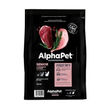 AlphaPet Superpremium Senior / Сухой корм АльфаПет для кошек от 7 лет с Кроликом и уткой