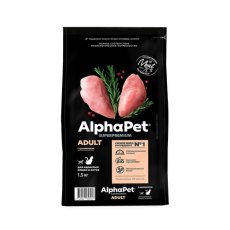 AlphaPet Superpremium / Сухой корм АльфаПет для взрослых кошек с Цыпленком