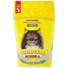 Сибирская Кошка / Наполнитель для кошачьего туалета Ультра Комкующийся