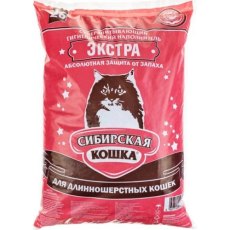 Сибирская Кошка / Наполнитель для кошачьего туалета для Длинношерстных кошек Экстра