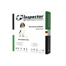 Inspector Collar / Ошейник Инспектор против Внешних и Внутренних паразитов для Средних собак