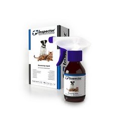 Inspector / Cпрей Инспектор против Внешних и Внутренних паразитов для кошек и собак