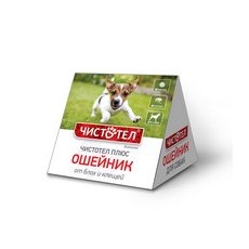 Чистотел Плюс / Ошейник для собак от Блох и Клещей (домик)